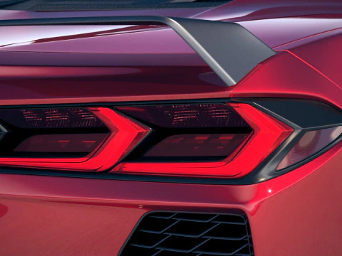 Chevrolet Corvette C8 Stingray 2020 VRAY 3D Model