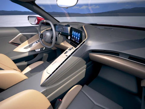 Chevrolet Corvette C8 Stingray 2020 VRAY 3D Model