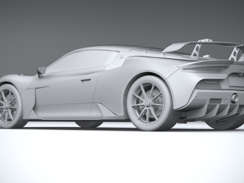 Maserati GT2 Stradale 2025 3D Model