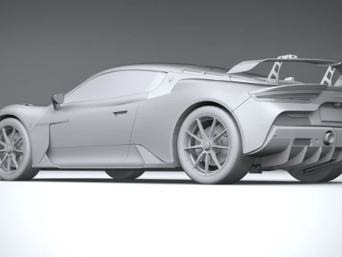Maserati GT2 Stradale 2025 3D Model