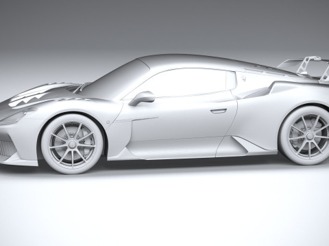 Maserati GT2 Stradale 2025 3D Model