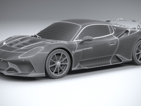 Maserati GT2 Stradale 2025 3D Model