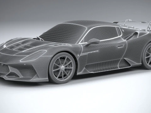 Maserati GT2 Stradale 2025 3D Model