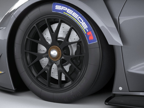 Chevrolet Corvette C8R Racing 2020 3D Model