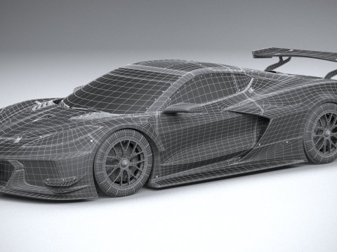 Chevrolet Corvette C8R Racing 2020 3D Model
