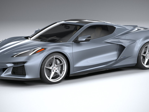 Chevrolet Corvette E-Ray 2024 Model 3D