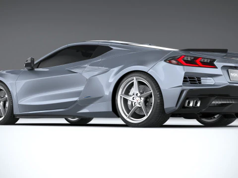 Chevrolet Corvette E-Ray 2024 3D Model