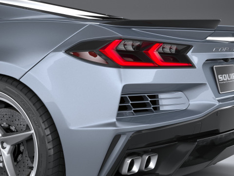 Chevrolet Corvette E-Ray 2024 3D Модель