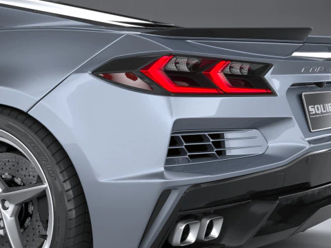 Chevrolet Corvette E-Ray 2024 3D Model