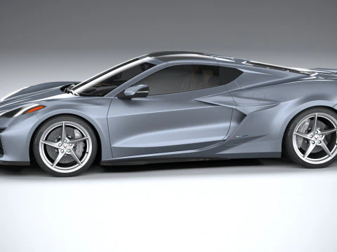 Chevrolet Corvette E-Ray 2024 3D Model