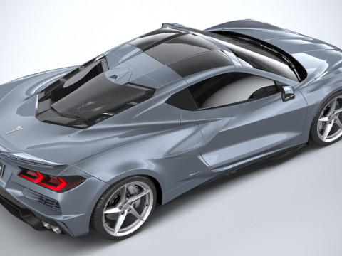 Chevrolet Corvette E-Ray 2024 3D Модель