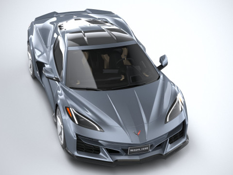 Chevrolet Corvette E-Ray 2024 3D Модель