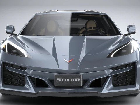 Chevrolet Corvette E-Ray 2024 3D Model