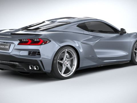 Chevrolet Corvette E-Ray 2024 3D Модель