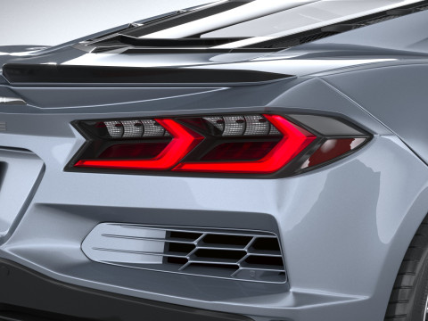 Chevrolet Corvette E-Ray 2024 3D Модель