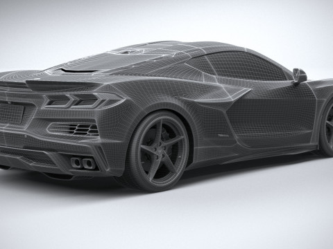 Chevrolet Corvette E-Ray 2024 3D Модель