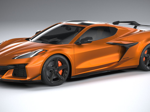 Chevrolet Corvette Z06 2023 Model 3D