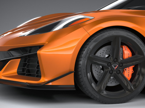 Chevrolet Corvette Z06 2023 Model 3D