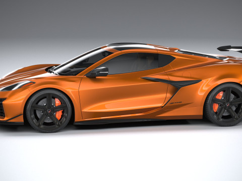 Chevrolet Corvette Z06 2023 Model 3D