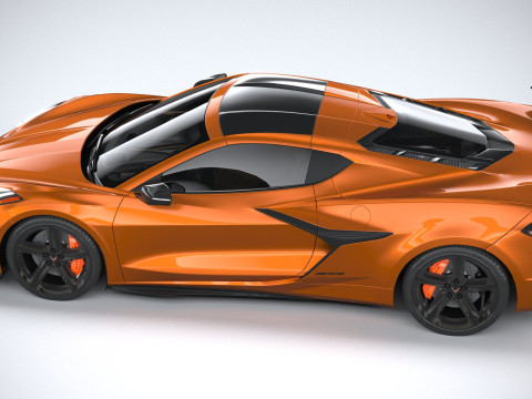 Chevrolet Corvette Z06 2023 Model 3D