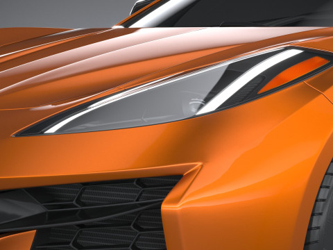 Chevrolet Corvette Z06 2023 Model 3D