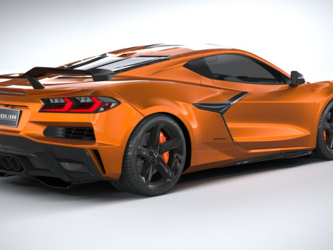 Chevrolet Corvette Z06 2023 Model 3D