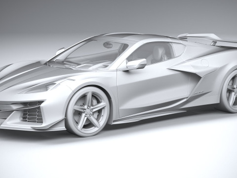 Chevrolet Corvette Z06 2023 Model 3D