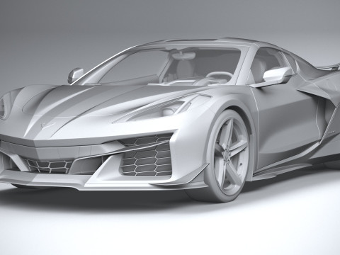 Chevrolet Corvette Z06 2023 Model 3D