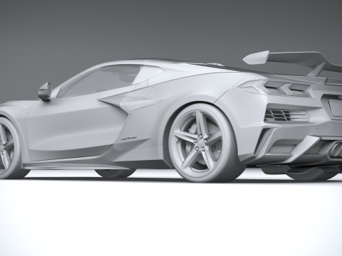 Chevrolet Corvette Z06 2023 Model 3D