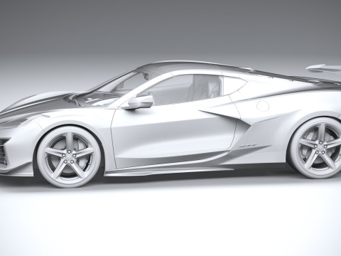 Chevrolet Corvette Z06 2023 Model 3D