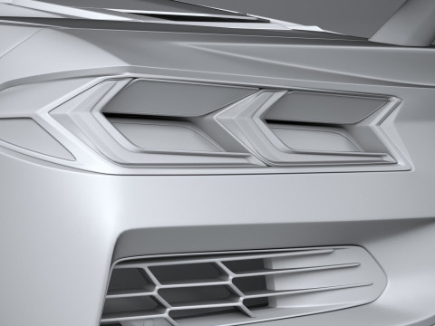 Chevrolet Corvette Z06 2023 Model 3D