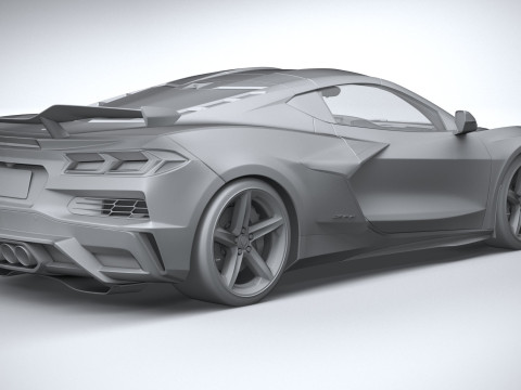 Chevrolet Corvette Z06 2023 Model 3D