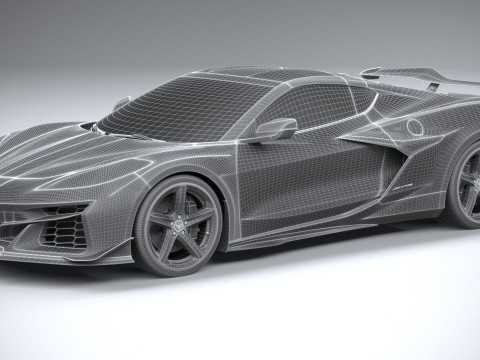Chevrolet Corvette Z06 2023 Model 3D