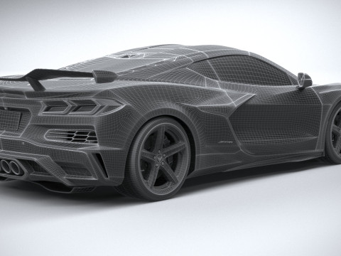 Chevrolet Corvette Z06 2023 Model 3D