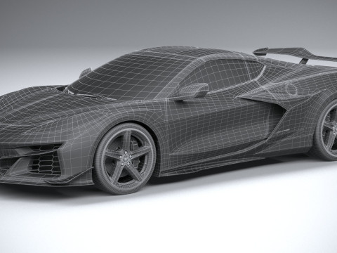 Chevrolet Corvette Z06 2023 Model 3D