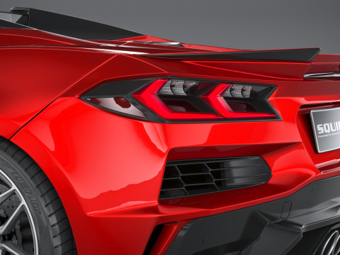 Chevrolet Corvette Z06 Convertible 2023 3D Модель