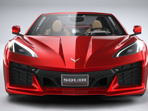 Chevrolet Corvette Z06 Convertible 2023 3D Модель