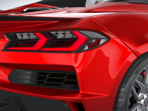 Chevrolet Corvette Z06 Convertible 2023 3D Модель
