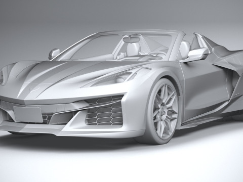 Chevrolet Corvette Z06 Convertible 2023 3D Модель