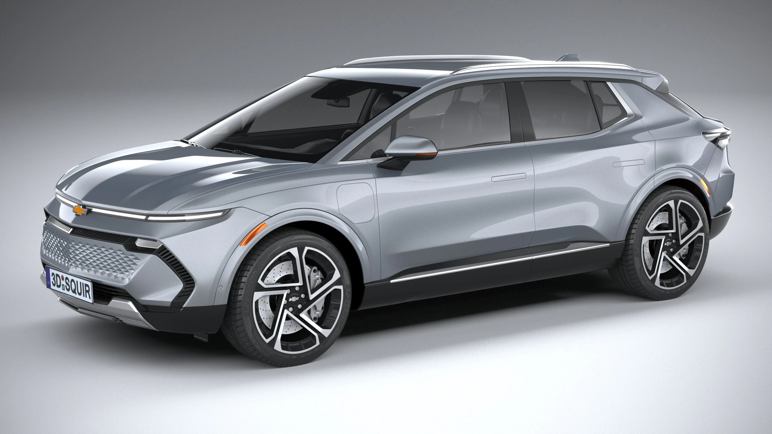 Chevrolet Equinox EV 2024 3D Model .c4d .max .obj .3ds .fbx .stl .blend