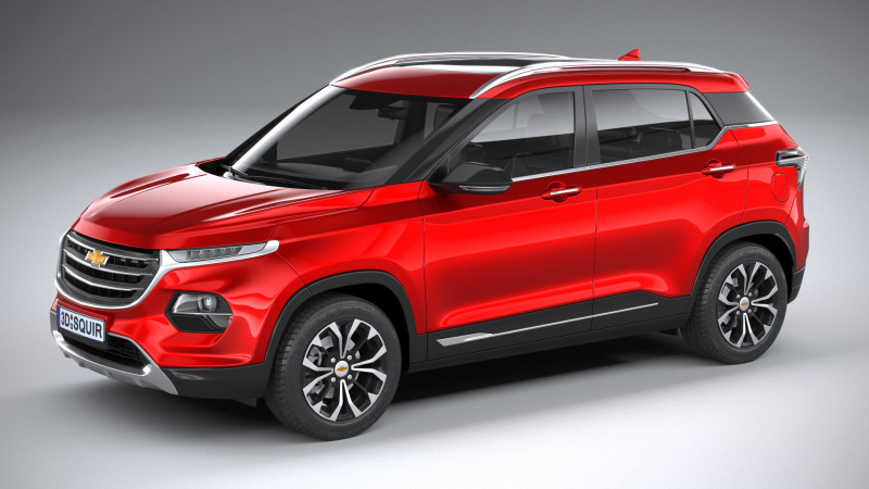 Chevrolet Groove 2021 3D 模型 .c4d .max .obj .3ds .fbx .stl .blend