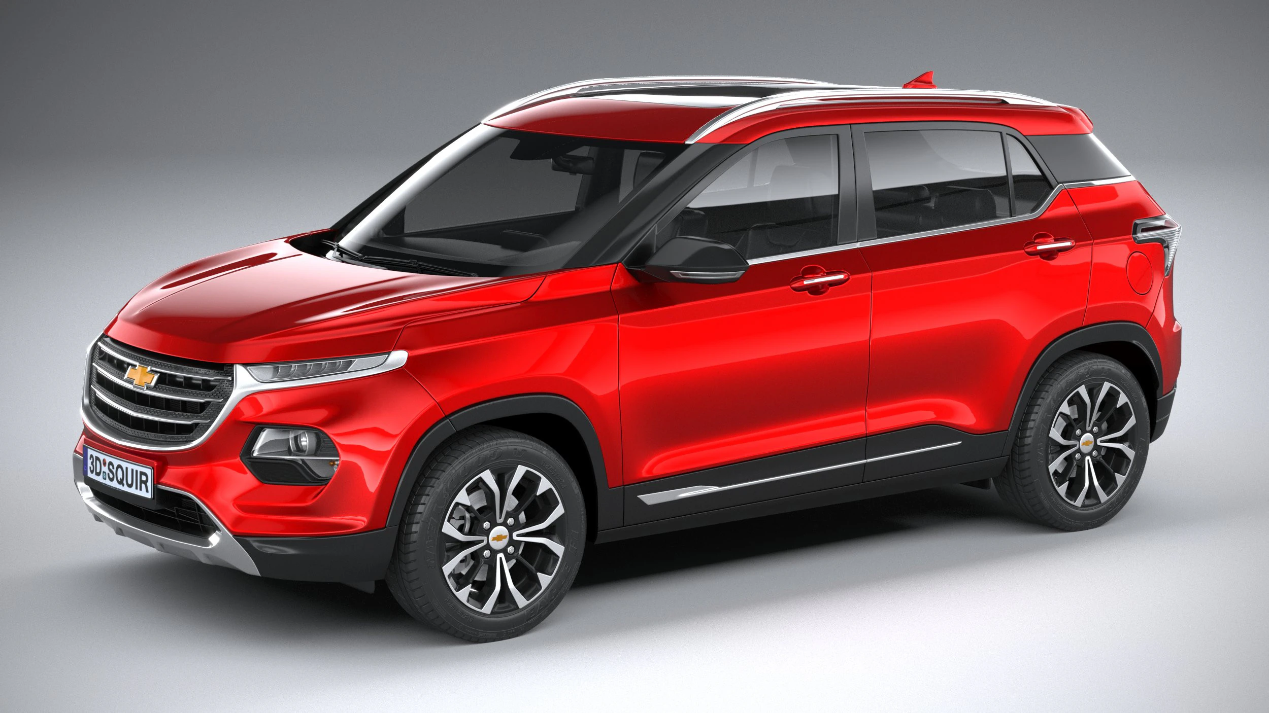 Chevrolet Groove 2021 3D Model .c4d .max .obj .3ds .fbx .stl .blend 