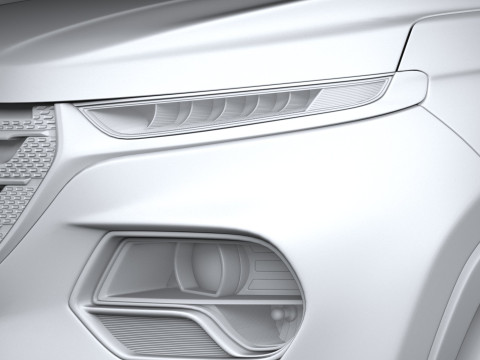 Chevrolet Groove 2021 3D 模型