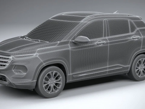 Chevrolet Groove 2021 3D Model