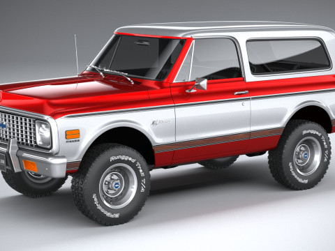 Chevrolet K5 Cheyenne Ranger 1972 3D Model