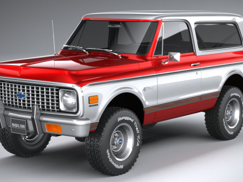 Chevrolet K5 Cheyenne Ranger 1972 Modelo 3D