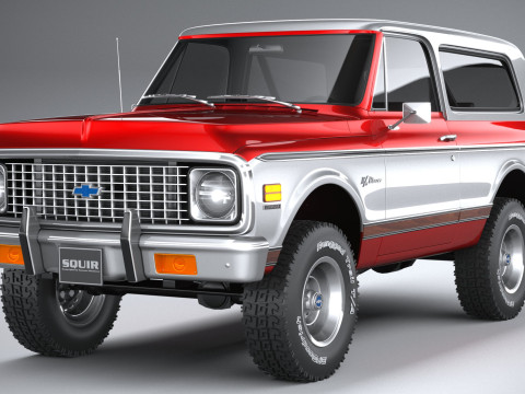 Chevrolet K5 Cheyenne Ranger 1972 Modelo 3D