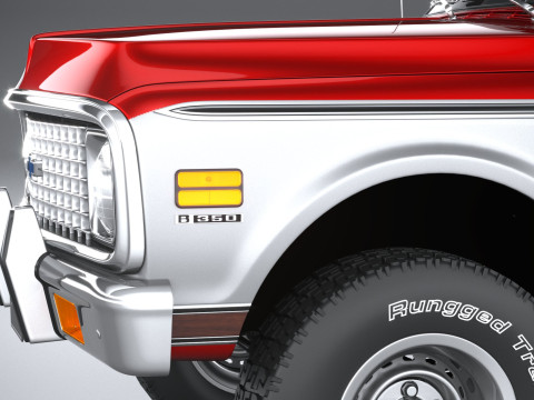 Chevrolet K5 Cheyenne Ranger 1972 Modelo 3D