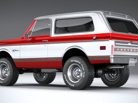 Chevrolet K5 Cheyenne Ranger 1972 Modelo 3D