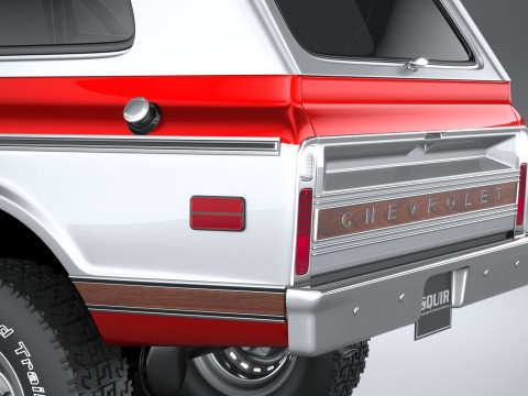 Chevrolet K5 Cheyenne Ranger 1972 Modelo 3D